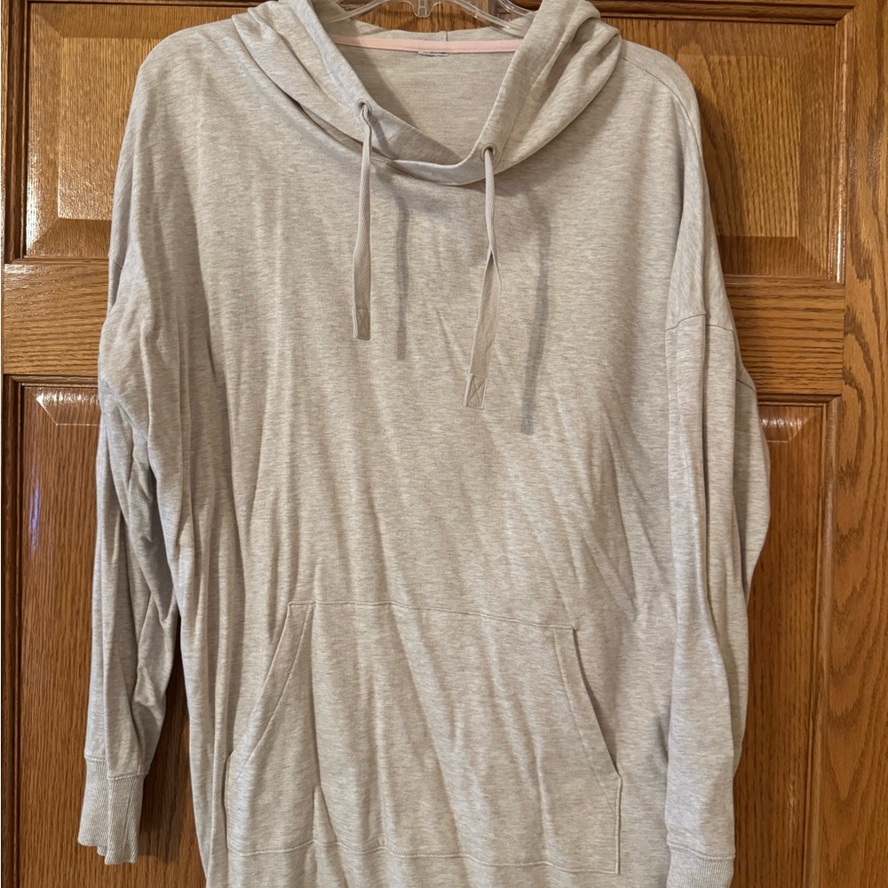 Gray Hooded Sweatshirt